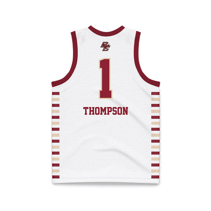 Boston College - NCAA Women's Basketball : Jakayla Thompson - White Basketball Jersey