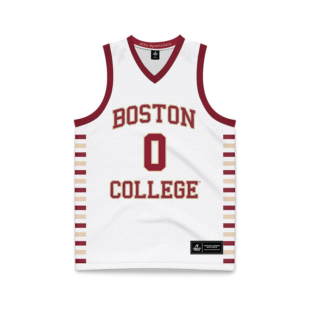 Boston College - NCAA Women's Basketball : Athena Tomlinson - White Basketball Jersey-0