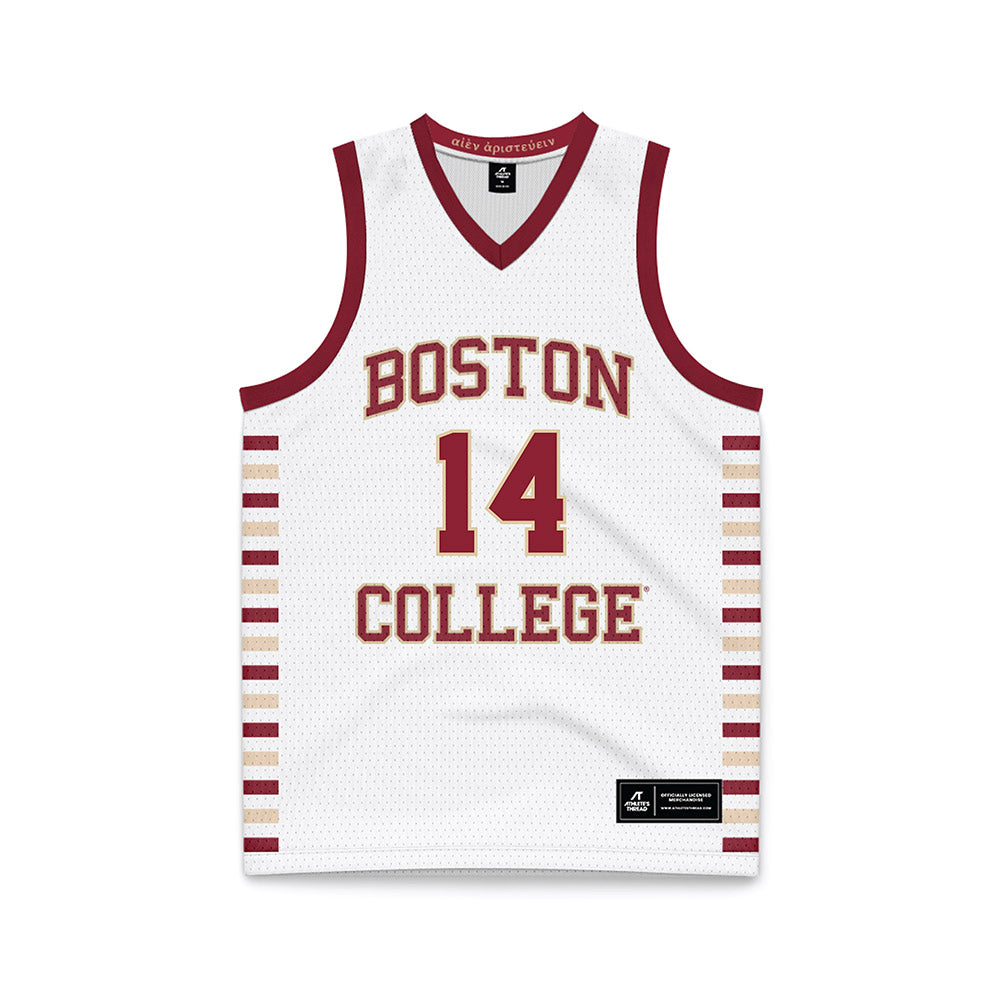 Boston College - NCAA Women's Basketball : Kayla Lezama - White Basketball Jersey-0