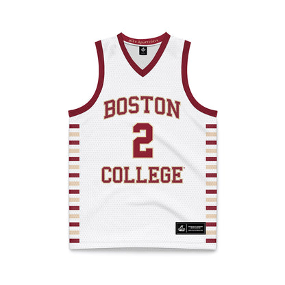 Boston College - NCAA Women's Basketball : Teionni McDaniel Pearson - White Basketball Jersey-0