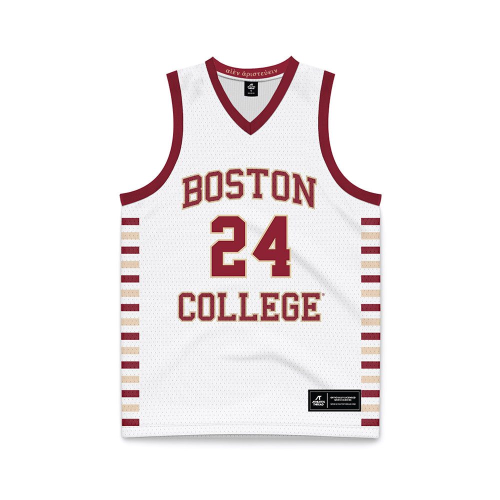 Boston College - NCAA Women's Basketball : Kiera Edmonds - White Basketball Jersey-0