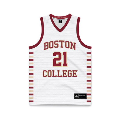 Boston College - NCAA Women's Basketball : Andrea Daley - White Basketball Jersey