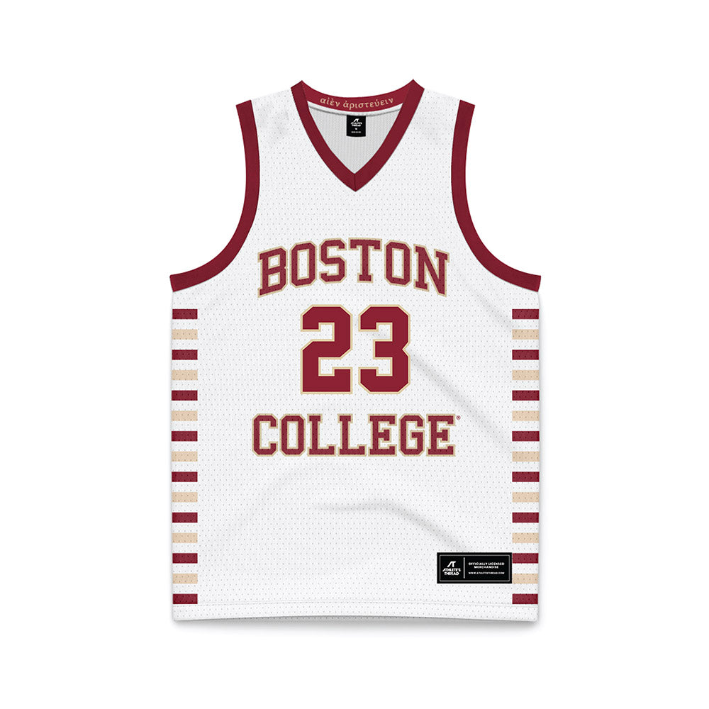 Boston College - NCAA Women's Basketball : Kennedi Jackson - White Basketball Jersey-0