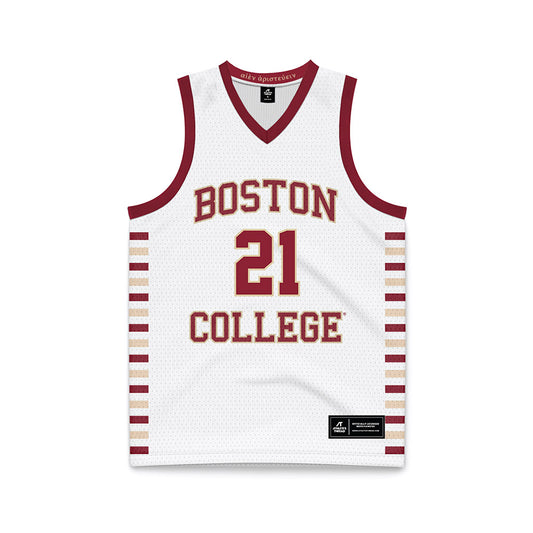 Boston College - NCAA Women's Basketball : Amirah Anderson - White Basketball Jersey-0