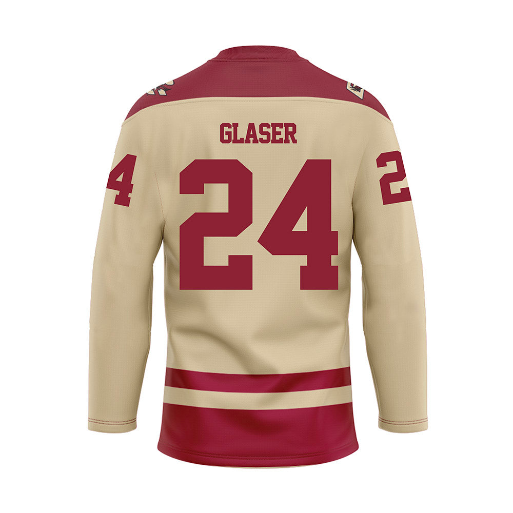 Boston College - NCAA Women's Ice Hockey : Lauren Glaser - Gold Hockey Jersey