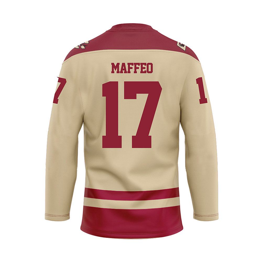 Boston College - NCAA Women's Ice Hockey : Olivia Maffeo - Gold Hockey Jersey