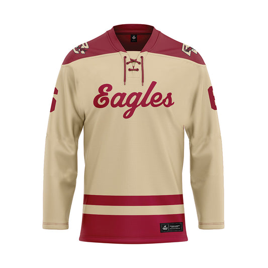 Boston College - NCAA Women's Ice Hockey : Kiley Erickson - Gold Hockey Jersey