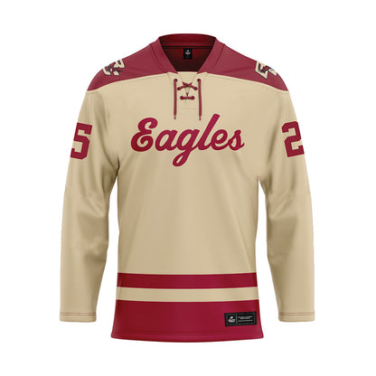 Boston College - NCAA Women's Ice Hockey : Shea Frost - Gold Hockey Jersey