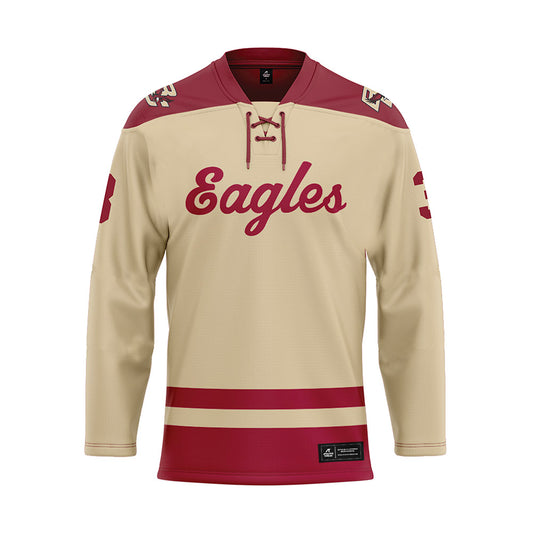 Boston College - NCAA Women's Ice Hockey : Alanna Devlin - Gold Hockey Jersey