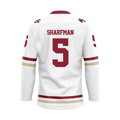 Boston College - NCAA Women's Ice Hockey : Skyler Sharfman - White Hockey Jersey