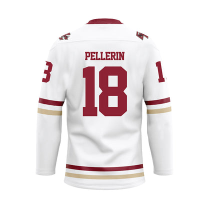 Boston College - NCAA Women's Ice Hockey : Julia Pellerin - White Hockey Jersey