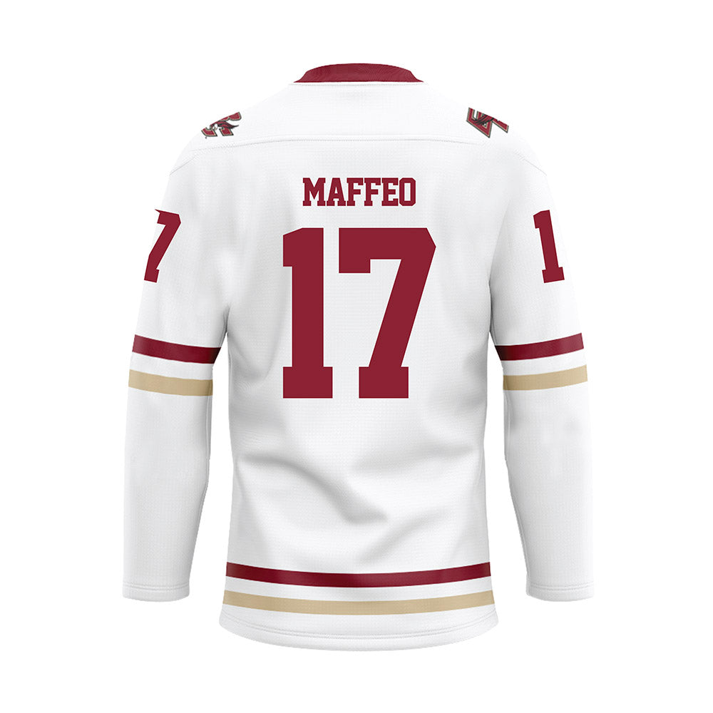 Boston College - NCAA Women's Ice Hockey : Olivia Maffeo - White Hockey Jersey