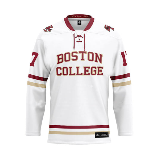 Boston College - NCAA Women's Ice Hockey : Olivia Maffeo - White Hockey Jersey