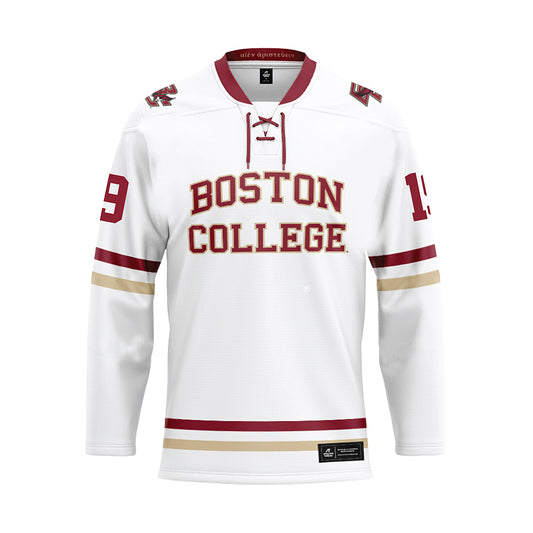 Boston College - NCAA Women's Ice Hockey : Jade Arnone - White Hockey Jersey