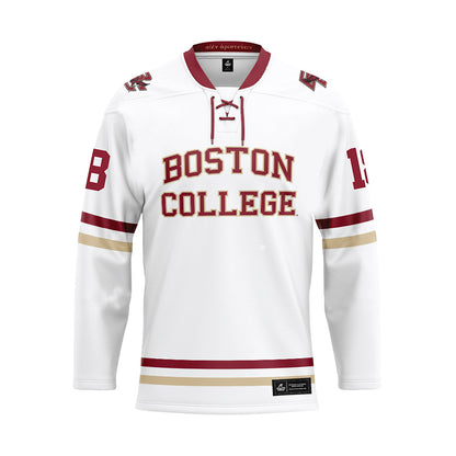 Boston College - NCAA Women's Ice Hockey : Julia Pellerin - White Hockey Jersey