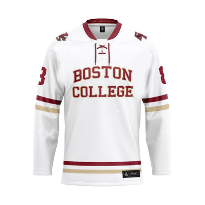 Boston College - NCAA Women's Ice Hockey : Kara Goulding - White Hockey Jersey