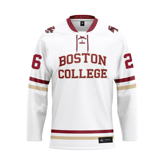 Boston College - NCAA Women's Ice Hockey : Kiera Dempsey - White Hockey Jersey