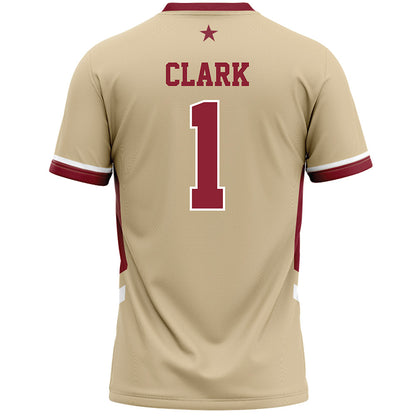 Boston College - NCAA Women's Lacrosse : Rachel Clark - Gold Lacrosse Jersey -1