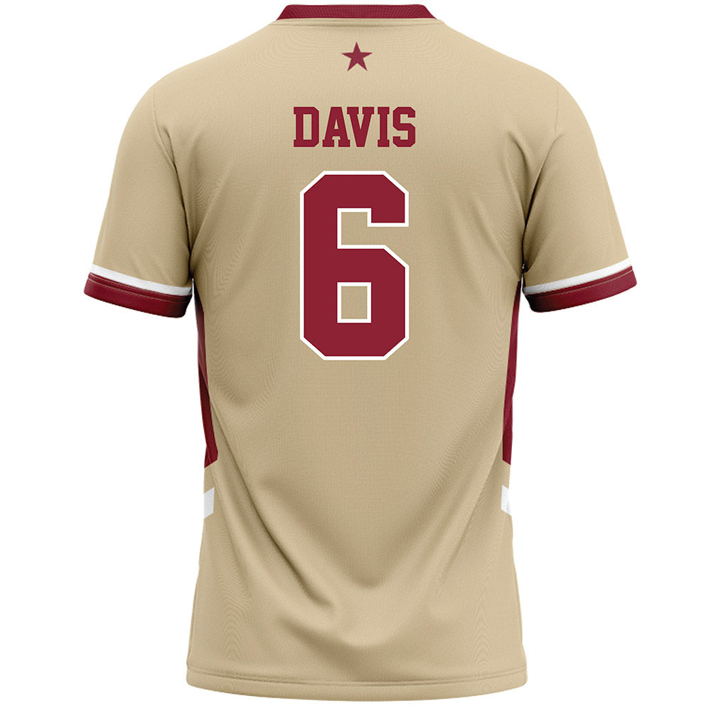 Boston College - NCAA Women's Lacrosse : Hanna Davis - Gold Lacrosse Jersey -1