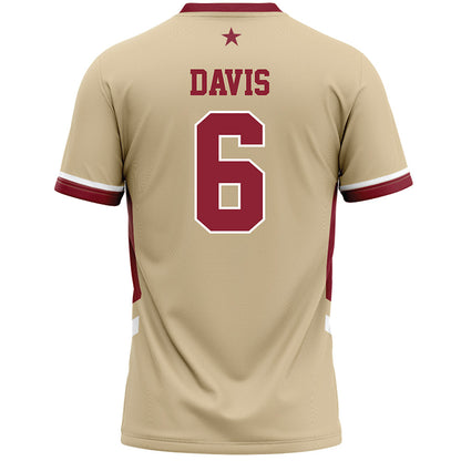 Boston College - NCAA Women's Lacrosse : Hanna Davis - Gold Lacrosse Jersey -1