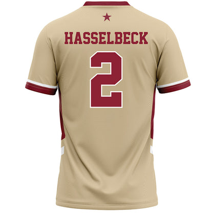 Boston College - NCAA Women's Lacrosse : Mallory Hasselbeck - Gold Lacrosse Jersey