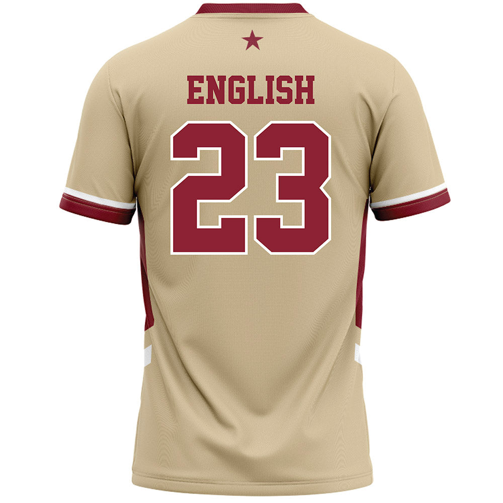 Boston College - NCAA Women's Lacrosse : Emily English - Gold Lacrosse Jersey