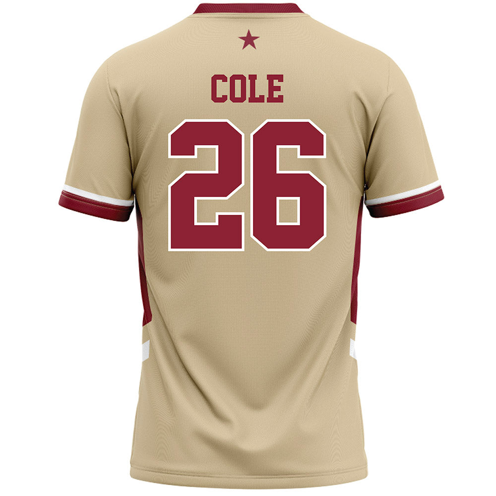 Boston College - NCAA Women's Lacrosse : Kaitlyn Cole - Gold Lacrosse Jersey -1