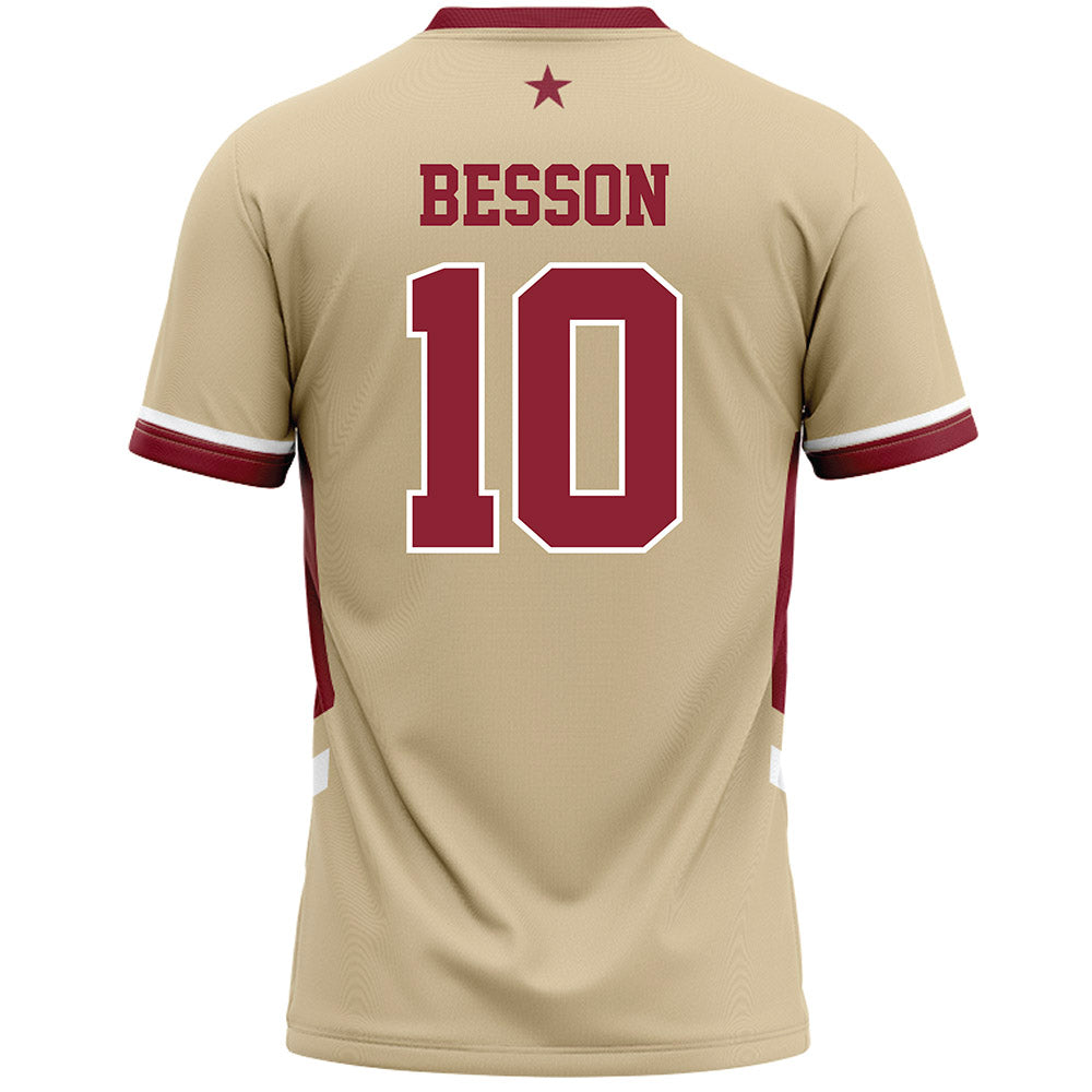 Boston College - NCAA Women's Lacrosse : Ava Besson - Gold Lacrosse Jersey