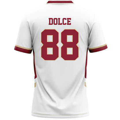 Boston College - NCAA Women's Lacrosse : Shea Dolce - White Lacrosse Jersey -1