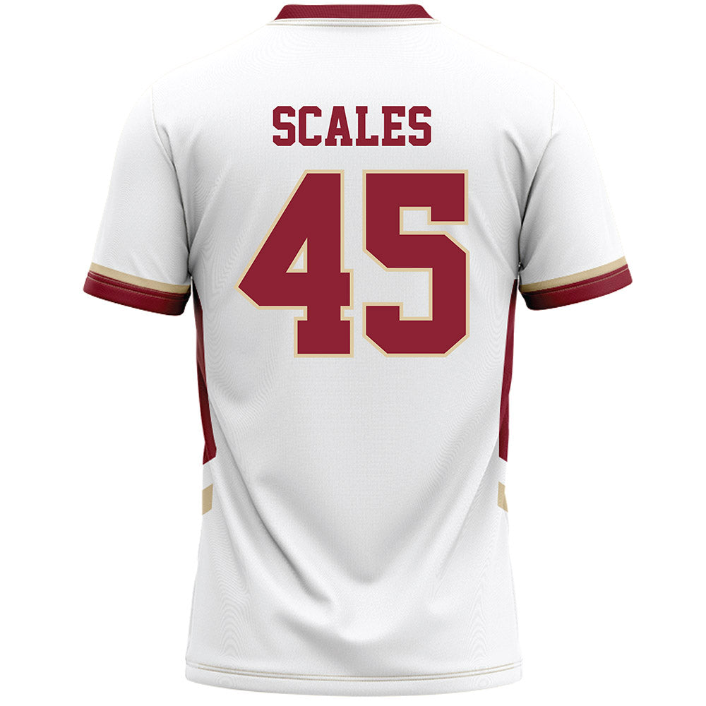 Boston College - NCAA Women's Lacrosse : Sydney Scales - White Lacrosse Jersey