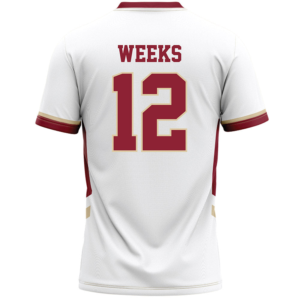 Boston College - NCAA Women's Lacrosse : Cassidy Weeks - White Lacrosse Jersey