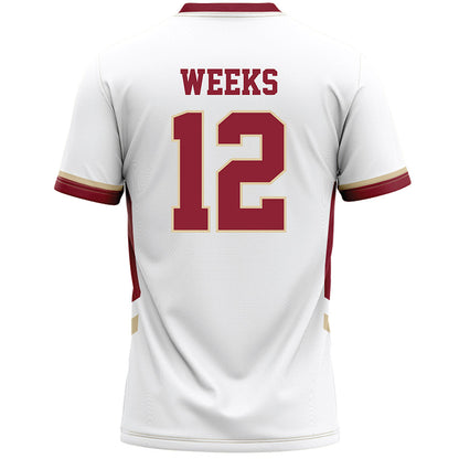 Boston College - NCAA Women's Lacrosse : Cassidy Weeks - White Lacrosse Jersey