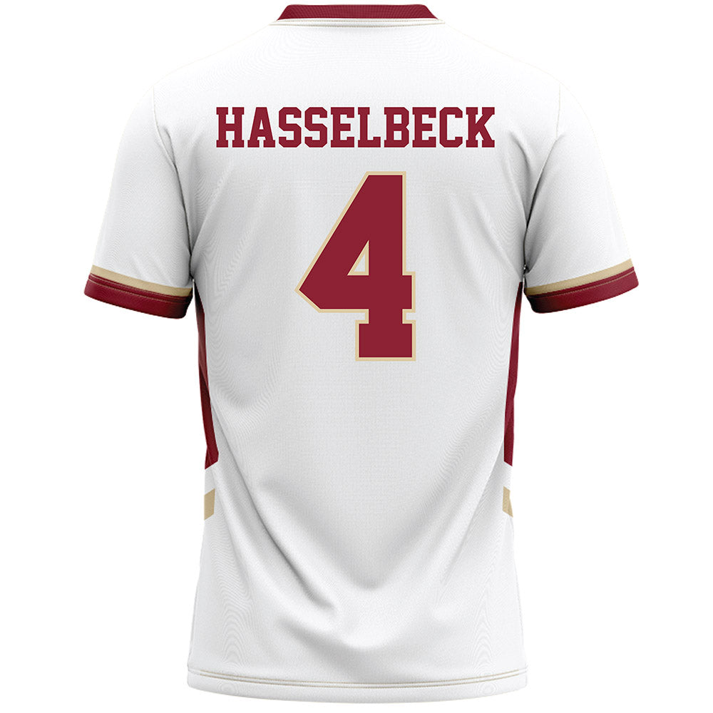 Boston College - NCAA Women's Lacrosse : Annabelle Hasselbeck - White Lacrosse Jersey