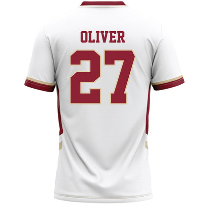 Boston College - NCAA Women's Lacrosse : Peyton Oliver - White Lacrosse Jersey