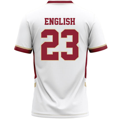 Boston College - NCAA Women's Lacrosse : Emily English - White Lacrosse Jersey