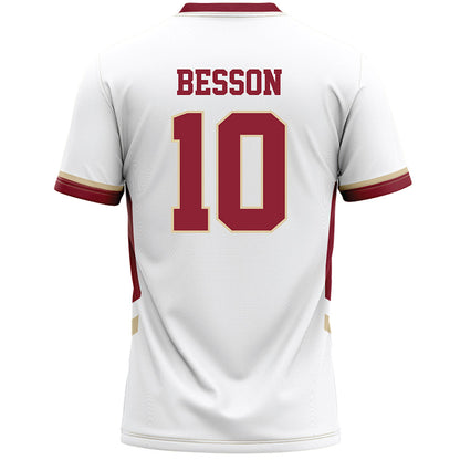 Boston College - NCAA Women's Lacrosse : Ava Besson - White Lacrosse Jersey