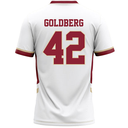 Boston College - NCAA Women's Lacrosse : Sophia Goldberg - White Lacrosse Jersey -1