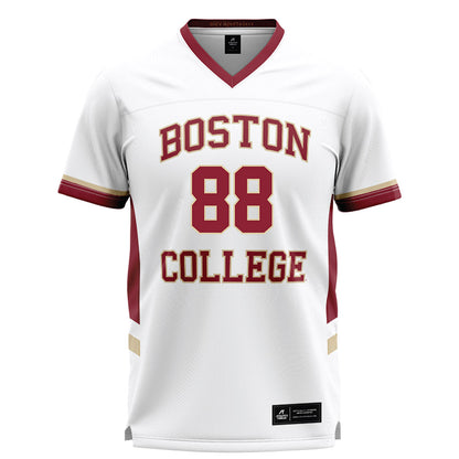 Boston College - NCAA Women's Lacrosse : Shea Dolce - White Lacrosse Jersey -0