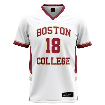 Boston College - NCAA Women's Lacrosse : Devon Russel - White Lacrosse Jersey -0