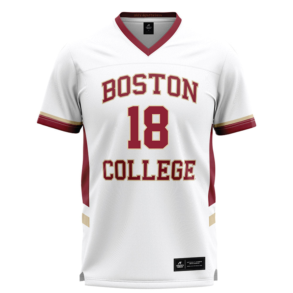 Boston College - NCAA Women's Lacrosse : Devon Russel - White Lacrosse Jersey -0