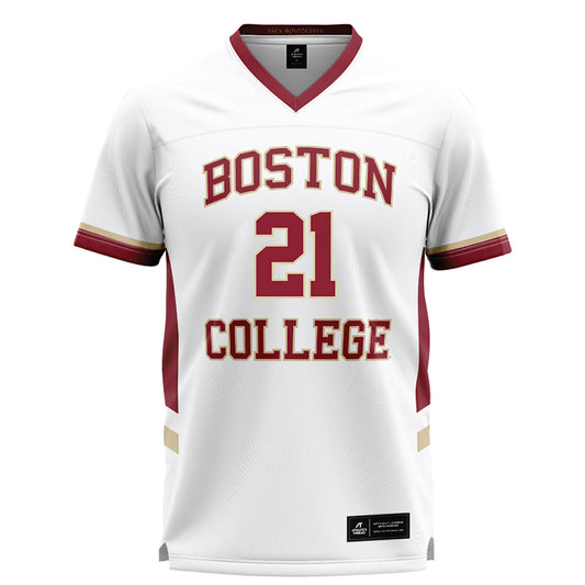 Boston College - NCAA Women's Lacrosse : Maria Themelis - White Lacrosse Jersey