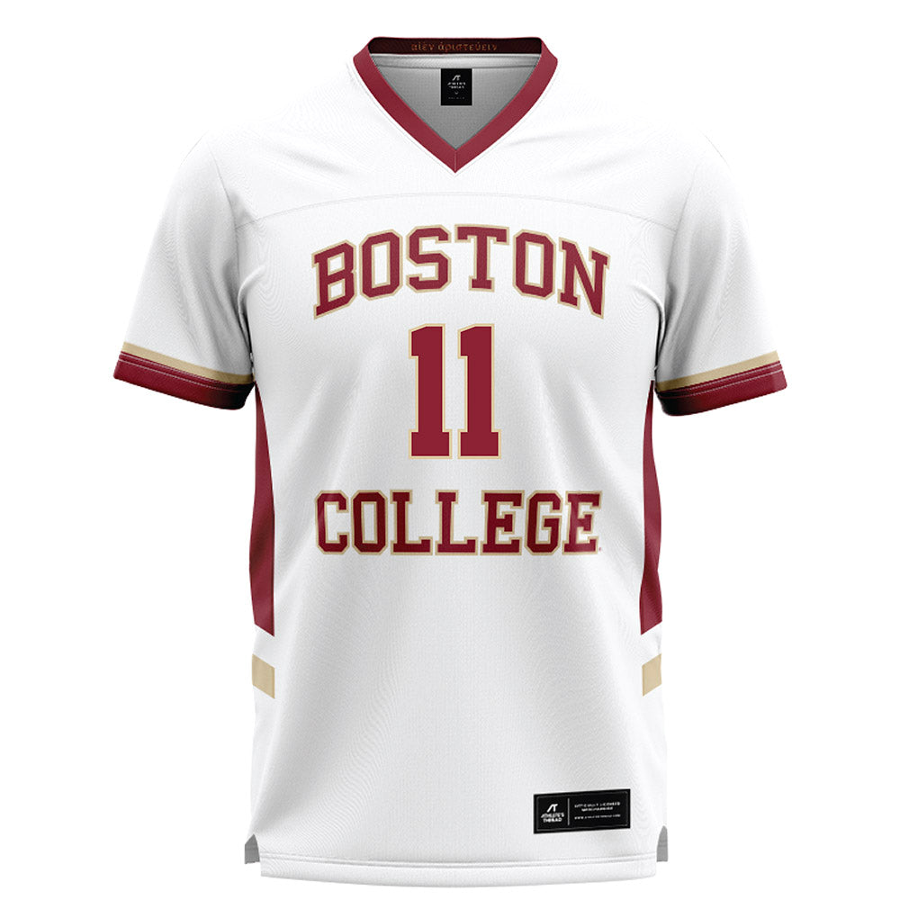 Boston College - NCAA Women's Lacrosse : Grace Holland - White Lacrosse Jersey -0