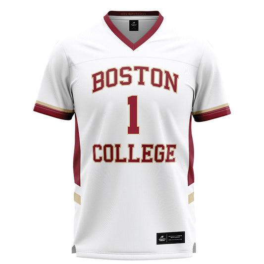 Boston College - NCAA Women's Lacrosse : Rachel Clark - White Lacrosse Jersey -0