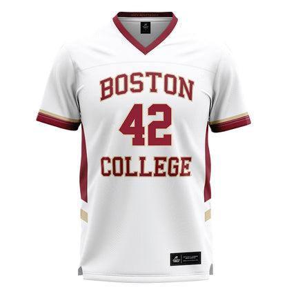 Boston College - NCAA Women's Lacrosse : Sophia Goldberg - White Lacrosse Jersey -0