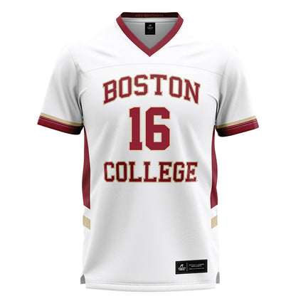 Boston College - NCAA Women's Lacrosse : Andrea Reynolds - White Lacrosse Jersey