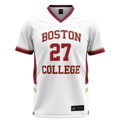 Boston College - NCAA Women's Lacrosse : Peyton Oliver - White Lacrosse Jersey