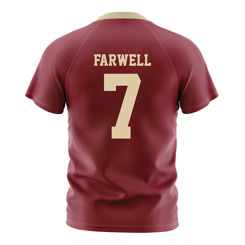 Boston College - NCAA Men's Soccer : Aidan Farwell - Maroon Soccer Jersey