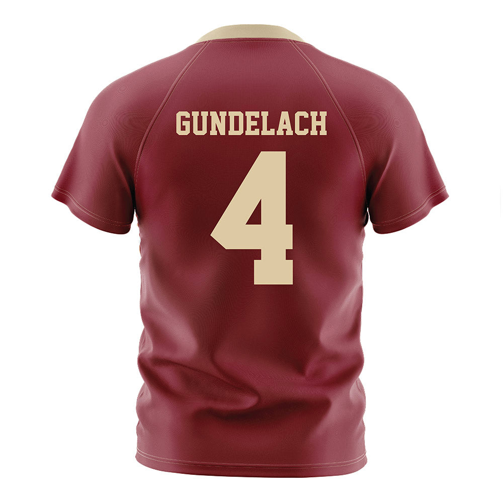 Boston College - NCAA Men's Soccer : Moritz Gundelach - Maroon Soccer Jersey-1