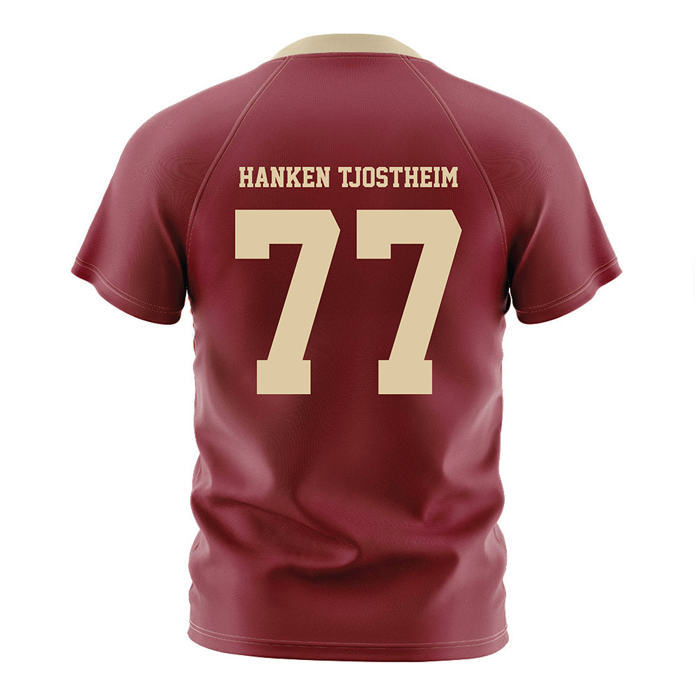 Boston College - NCAA Men's Soccer : Johannes Hanken Tjostheim - Maroon Soccer Jersey-1