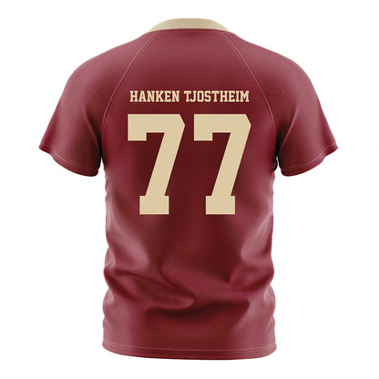 Boston College - NCAA Men's Soccer : Johannes Hanken Tjostheim - Maroon Soccer Jersey-1